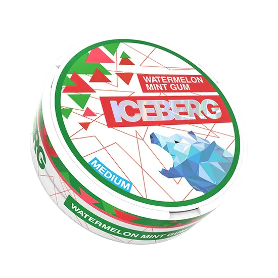 ICEBERG Watermelon Mint Gum Medium - 12mg