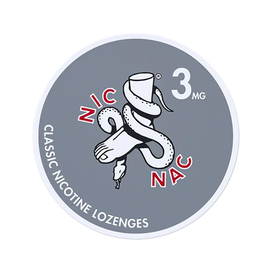 NIC NAC Classic - 3 mg Nicotine lozenges