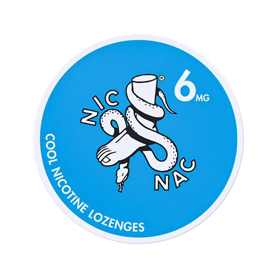 NIC NAC Cool - 6 mg Nicotine lozenges