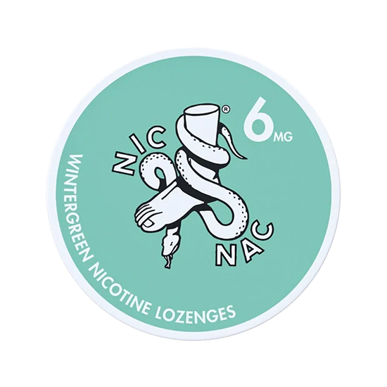 NIC NAC Wintergreen - 6 mg (Nicotine Lozenges)